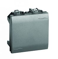 Инвертор (промежуточный переключатель), черный, 2мод. | код 77032N | DKC