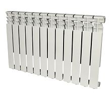 Радиатор алюминиевый Optima 500 12 секций RAL9016 (89560) | код RG008P2HSF8A92 | Rommer