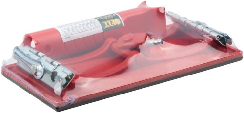 Держатель для наждачной бумаги под телескопический стержень, пластиковый с мет.прижимом 210х105 мм | код 39765 | FIT фото 3