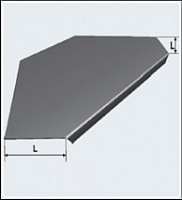 Крышка к угловому лотку КЛУ 200-90 УT1,5 | код П0000005227 | Завод ЭМИ Курган
