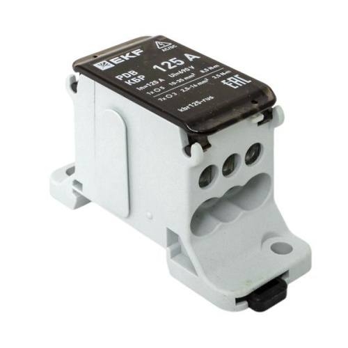 Блок распределительный клеммный КБР 125A EKF kbr125-rus фото 4 Блок распределительный клеммный КБР 125A EKF kbr125-rus фото 4