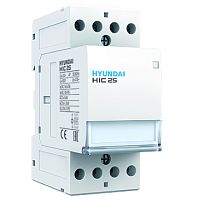 Модульный магнитный контактор HIC25 40NS X230 25А 16 кВт АС1/400VAC 4NO 50Hz 230V | код 13.01.02.000463 | HYUNDAI