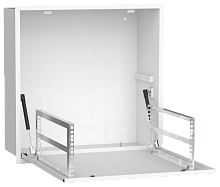 ITK LINEA R Шкаф встр. потол. 4U 600х600мм дв. мет. белый | код LR16-4U66-MF | ITK by IEK