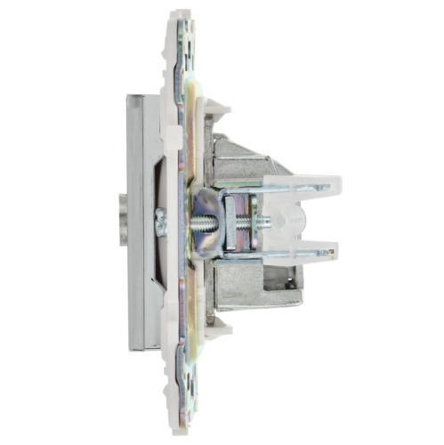 Розетка TV оконечная SKANDY SK-A12N никель IEK SK-A10-O-K50 фото 3