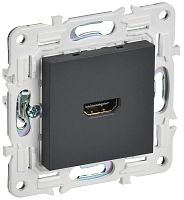 SKANDY Розетка HDMI SK-H01G графит IEK | код SK-H10-K53 | IEK