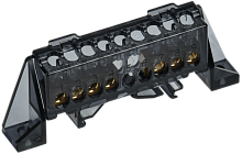TEKFOR Шина N ноль в комб. изол. Стойка 6х9-3+4-Ч IEK | код TF-NN10-34-DP-K02 | IEK