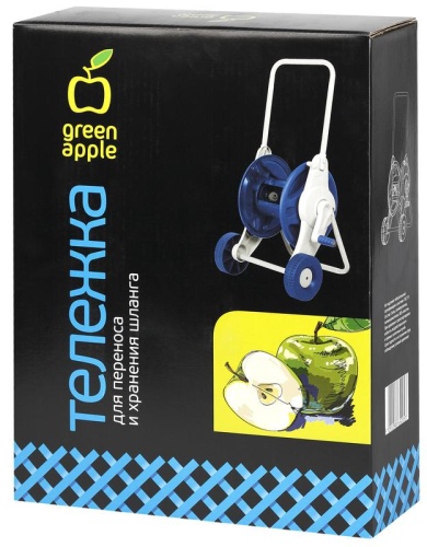 Тележка с ручкой для переноса и хранения шланга до 12мм(1/2)х35м (1/6) | код. Б0003107 | Green Apple Тележка с ручкой для переноса и хранения шланга до 12мм(1/2)х35м (1/6) | код. Б0003107 | Green Apple