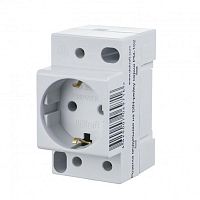 Розетка 16А 220В 2P+PEN на DIN-рейку PM-102 | код. 18012DEK | Schneider Electric