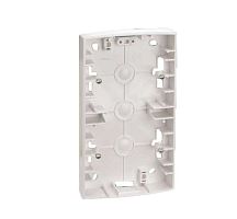 Коробка наружной установки на 2 поста, 89х158х27 mm, S82, белый | код 82760-30 | Simon