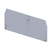 Крышка концевая для клеммы проходной OptiClip EPCSC16T-серый | код 289727 | КЭАЗ