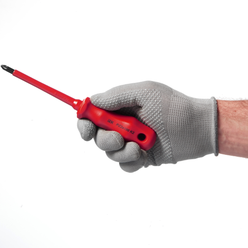 Отвертка диэлектрическая крестовая PZ2х100 K2 1000В ARMA2L 3 | код. A2L3-SC30-K2-PZ-20-100 | IEK фото 3