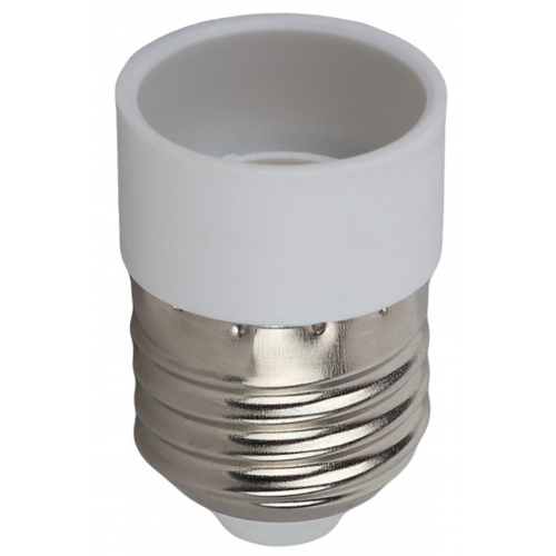 Переходник E27-E14, пластик, белый | код Б0043745 | ЭРА Переходник E27-E14, пластик, белый | код Б0043745 | ЭРА