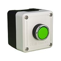 Пост 1-кнопочный, с зеленой кнопкой без фиксации (1НО), PY1300DY | код PY1300DY | EMAS