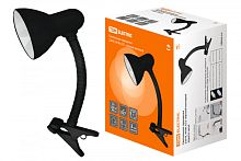 Светильник прищепка 220В, 40Вт, E27 черный мат TDM | код SQ0337-0025 | TDM