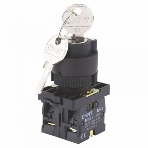 Переключатель NP2-EG25, 2 положения фиксацией, 1НО+1НЗ, IP40 (R) | код 574106 | CHINT Переключатель NP2-EG25, 2 положения фиксацией, 1НО+1НЗ, IP40 (R) | код 574106 | CHINT