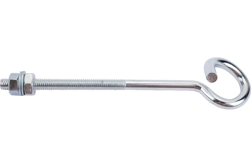 Крюк-болт завитой М8х160 оцинкованный (2 шт.) | код 13 7659 09 | Европартнер