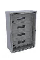 Корпус щита распределительного 400x600x200мм, Din-рейки 68M (4х17), навесной, пластик | код CP5115 | CETINKAYA PANO