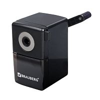 Точилка механическая BRAUBERG Black Jack, металлический механизм, цвет чёрный, 222516 | код 222516 | BRAUBERG