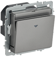 BRITE Выключ. карточный 30А ВС10-1-8-БрС сталь IEK | код BR-V11-0-10-K46 | IEK