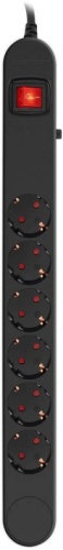 Сетевой фильтр Ippon NF-EU-1.8-16 1.8м (6 розеток) черный (коробка) | код 1937868 | IPPON