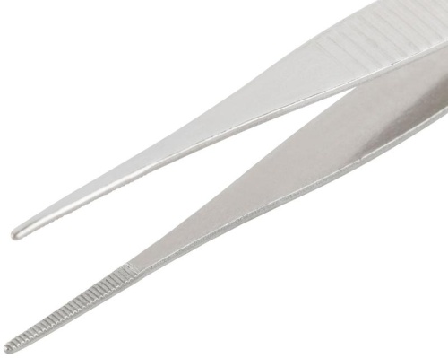 Пинцет прямой нержавеющий 125 мм | код 67437М | FIT фото 7
