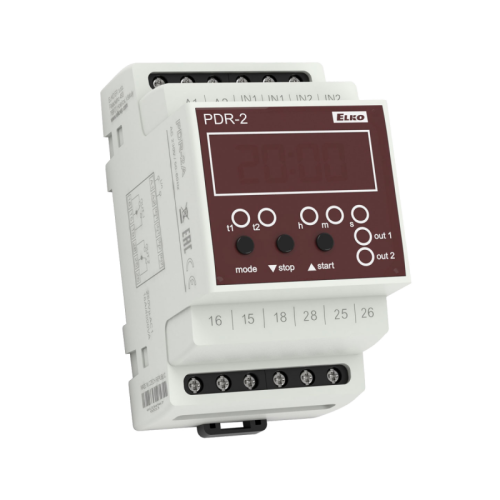 PDR-2A / 230 Реле времени цифровое AC 230 V | код 303 | Elko ep PDR-2A / 230 Реле времени цифровое AC 230 V | код 303 | Elko ep