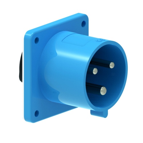 Вилка встраиваемая 32А 3р(2р+Е) 230В 6h IP44 Bals 2827 | код 2827 | Bals