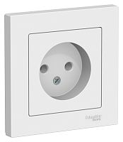 ATLASDESIGN РОЗЕТКА без заземления, 16А, в сборе, ЛОТОС | код ATN001340 | Systeme Electric