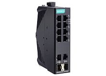 Коммутатор EDS-2010-ML-2GTXSFP-T Unmanaged Gigabit Ethernet switch with 8 10/100BaseT(X) ports, 2 10/100/1000BaseT(X) or 100/1000BaseSFP ports, t: -40/75 C | код 00-06129978 | MOXA
