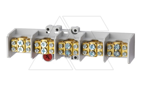 Блок клемм разветвительных Morek MAF35 5P вх. 1x16_35mm?, вых. 2x10_25mm?, 100A, 400V | код MAF5352A32 | MOREK Блок клемм разветвительных Morek MAF35 5P вх. 1x16_35mm?, вых. 2x10_25mm?, 100A, 400V | код MAF5352A32 | MOREK