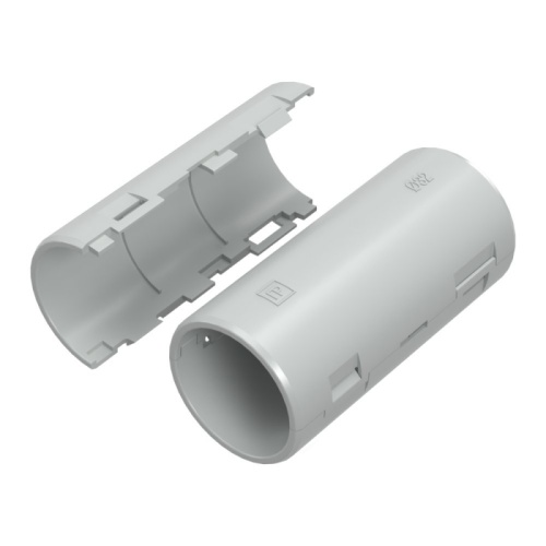 Муфта разборная d32 мм атмосферостойкая серая (36шт/360шт уп/кор) Промрукав | код PR13.0412 | ПРОМРУКАВ