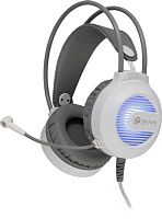 Наушники с микрофоном Оклик HS-L300G белый 2.2м мониторные оголовье (1796952) | код 1796952 | Oklick