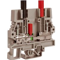 SCB.6/CD, тестовый с разъединителем для амперметра 6 кв.мм бежевый | код ZSB220 | DKC