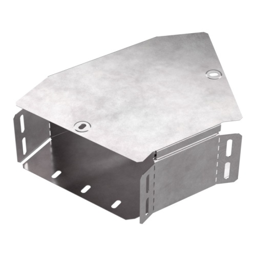 Угол горизонтальный 45 градусов с крышкой Стандарт 200х100 Промрукав | код PR16.0524 | ПРОМРУКАВ