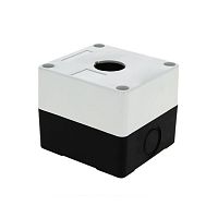 Корпус КП101 пластиковый 1 кнопка белый HLT | код 085-11-001| HLT