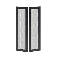 Дверь перфорированная двухстворчатая для IT-CQE 2000 x 600 RAL9005 | код RBITCPMD2060 | DKC