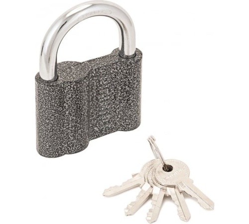 Замок навесной с цилиндровым механизмом секрета, АЛЛЮР ВС1Ч-460 серый | код 1420 | ПТК Замок навесной с цилиндровым механизмом секрета, АЛЛЮР ВС1Ч-460 серый | код 1420 | ПТК