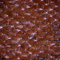 Гирлянда Сеть 2х1,5м, черный ПВХ, 288 LED Белые | код 215-021 | NEON-NIGHT