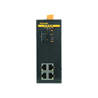 Коммутатор SICOM3000A-LITE-1M4T-ST05-L2-L2 300071535 1 100Base-FX multi mode fiber ports, ST connector, 1310nm, 5km, 4 10/100Base-TX ports, Console Port Mini USB | код 00-06151628 | Kyland