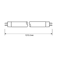 Лампа люминесцентная FT8-36W/54 36Вт T8 6500К G13 Camelion 3009