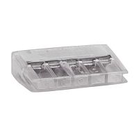 Клемма строительно-монтажная OptiKit СМК 2273-245 (с пастой) 5 отверстий 0,5-2,5 мм2 | код 351057 | КЭАЗ