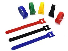 Хомуты-липучки 16х250 мм 6 цветов по 2 штуки HLT | код 084-07-276 | HLT