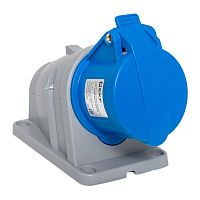 Розетка стационарная наружная 113 2Р+РЕ 16А 220В IP44 PROxima | код ps-113-16-220-PRO | EKF