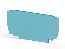 446 331, Концевой сегмент на клеммники YBK4, (синий), NPP YBK4 | код 0.0.0.4.46331| KLEMSAN