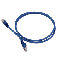 Патч-корд LANMASTER LSZH UTP кат.6, 5.0 м, синий | код LAN-PC45/U6-5.0-BL | LANMASTER