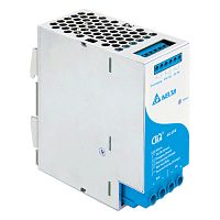 DRB 24V020ABN Буферный модуль для компенсации провалов напряжения,24VDC,20А, крепление на DIN рейку | код DRB-24V020ABN | Delta Electronics