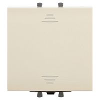 Инвертор одноклавишный модульный, Avanti, Ванильная дымка, 2 модуля | код 4405122 | DKC