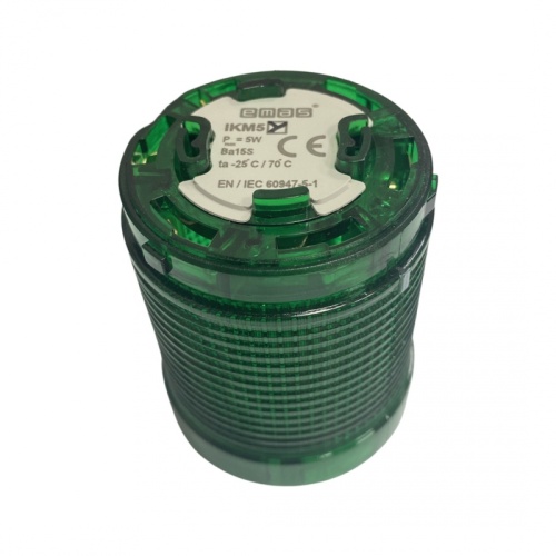 Сигнальный модуль для колонны 50 мм зеленый | код IKM5Y | EMAS