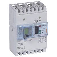 Автоматический выключатель DPX3 160 -  термомагн. расц. - с диф. защ. - 25 кА - 400 В~ - 4П - 25 А | код. 420071 | Legrand 