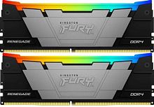 Память DDR4 2x16GB 3600MHz Kingston KF436C16RB12AK2/32 Fury Renegade RGB RTL Gaming PC4-28800 CL16 DIMM 288-pin 1.35В dual rank с радиатором Ret | код 1991581 | Kingston